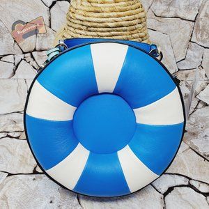 #bagsavenue fast ship Splash Pool Float Crossbody Purse Blue White Kate Spade